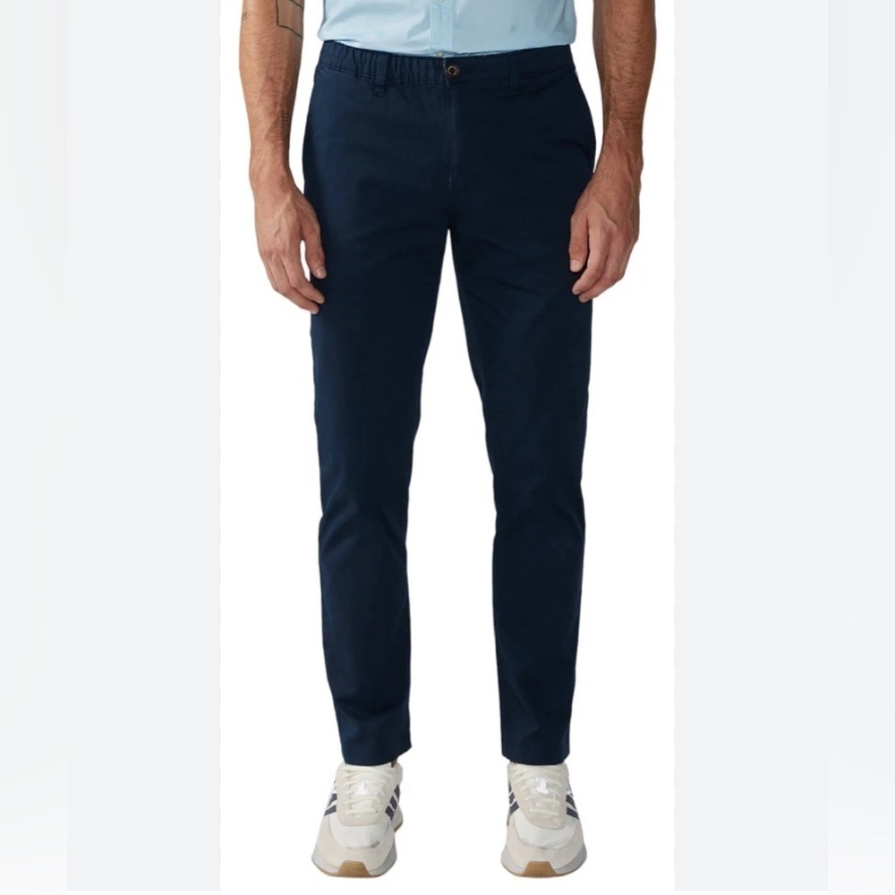 Chubbies Mens Pants Size Medium Navy Blue Stretch Cotton Chino